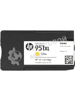 Картридж струйный HP 951XL CN048AE желтый для HP OJ Pro 8100/8600 (1500 стр.)