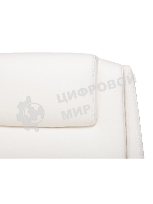 Кресло Бюрократ DUKE белый, кожа