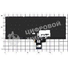 Клавиатура для ноутбука Asus Vivobook Pro 14 X3400 черная с подсветкой