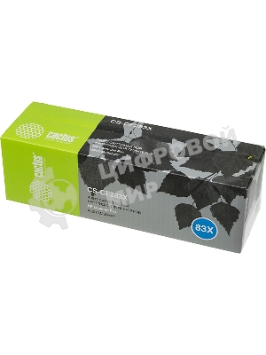 Картридж лазерный Cactus CF283X (CS-CF283X) черный (2200 стр.) для принтеров HP LaserJet Pro M225dn/M201/M202