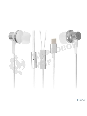 Проводные наушники Xiaomi Type-C Earphones белый, внутриканальные, USB Type-C