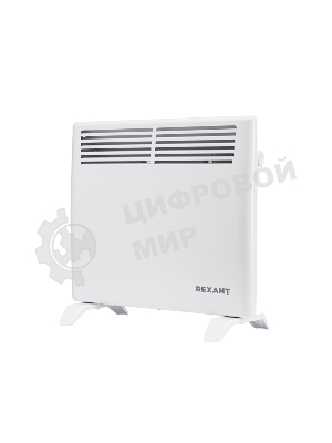 Конвектор электрический Rexant белый, 1000 Вт, 15 м2, механический термостат