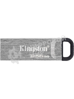 Флешка USB Kingston DataTraveler KYSON (DTKN/256GB), 256Gb, USB 3.2 Gen 1, R/W 200/60, серебристый/черный