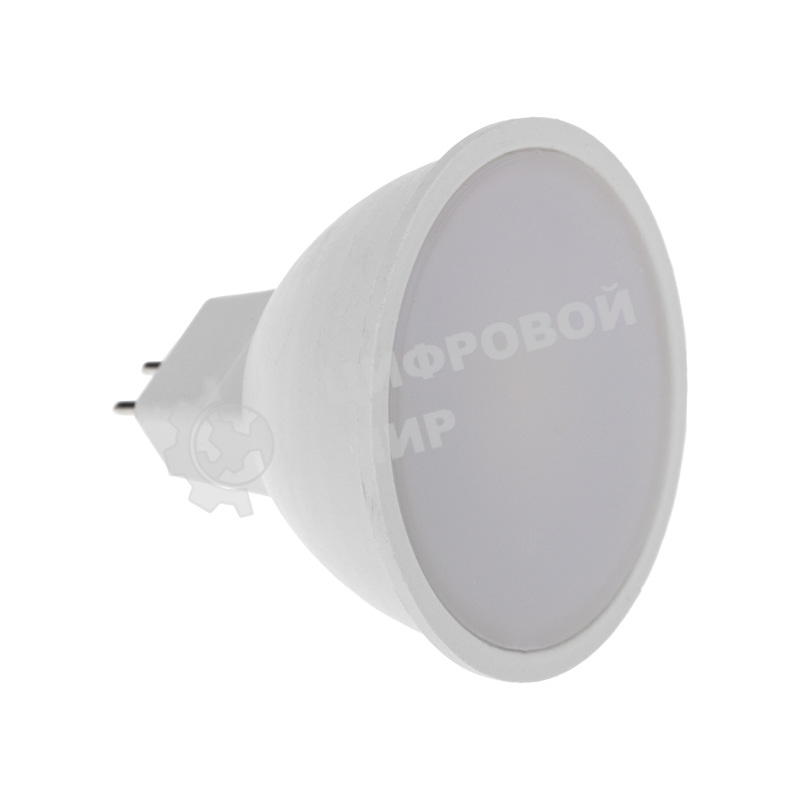 Лампа светодиодная Rexant Рефлектор MR16 9,5 Вт 808 Лм GU5.3 AC/DC 12 В 2700 K теплый свет, низковольтная