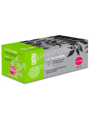 Картридж лазерный Cactus CS-TK5240BK черный (4000 стр.) для Kyocera Ecosys M5526cdn/M5526cdw/P5026cdn/P5026cdw