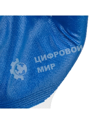 Перчатки полиэфирные с синим нитрильным покрытием, размер 9, 13 класс вязки Сибртех