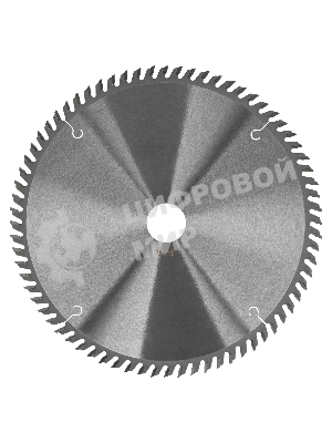 Пильный диск по дереву Gross ф255 х 32 мм, 72 зуба + кольцо 32/30мм