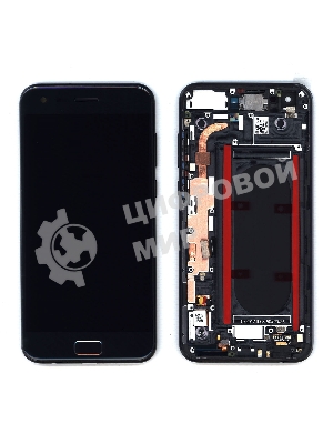 Дисплей для Asus ZS551KL с рамкой, серый