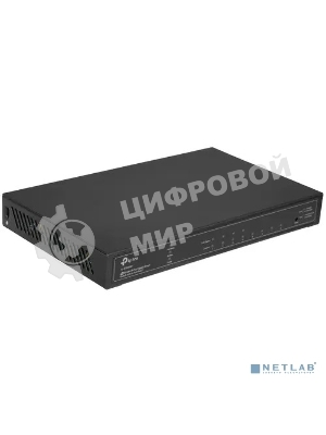 Коммутатор TP-Link JetStream 8-Port Gigabit Smart Switch with 4-Port PoE+, 4× Gigabit PoE+ Ports, 802.3at/af, 62 W PoE Power, Desktop Steel CaseIntegration with Omada SDN Controller, 802.1Q VLAN, STP/RSTP/MSTP, IGMP Snooping, 802.1p/DSCP QoS, ACL, 802.1x, Radius/Tac