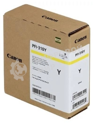 Картридж струйный Canon PFI-310 Y 2362C001 желтый (330мл) для Canon TX-2000/TX-3000/TX-4000