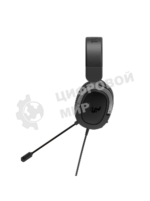 Гарнитура ASUS TUF Gaming H3 чёрный/серый, проводная, mini jack 3.5 мм, регулятор громкости, отключаемый микрофон