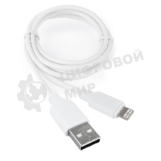 Кабель Cablexpert для Apple CCB-USB-AMAPO2-1MW, AM/Lightning, издание Classic 0.2, 1м, белый, блистер