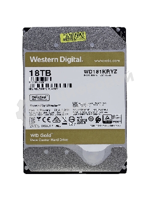 Жесткий диск Western Digital SATA 18Tb 7200RPM 6Gb/S 512MB GOLD WD181KRYZ