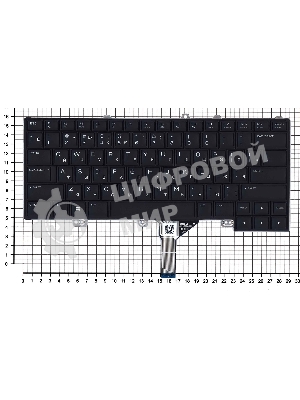 Клавиатура для ноутбука Dell Alienware 13 R3 15 R4 черная с подсветкой