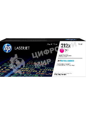 Картридж лазерный Cartridge HP 212X для CLJ Enterprise M554/M555/M578, пурпурный (10 000 стр.)