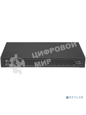 Коммутатор TP-Link JetStream 8-Port Gigabit Smart Switch with 4-Port PoE+, 4× Gigabit PoE+ Ports, 802.3at/af, 62 W PoE Power, Desktop Steel CaseIntegration with Omada SDN Controller, 802.1Q VLAN, STP/RSTP/MSTP, IGMP Snooping, 802.1p/DSCP QoS, ACL, 802.1x, Radius/Tac