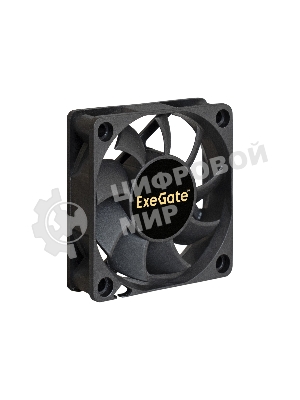 Вентилятор для корпуса ExeGate EX06015S3P черный, 60 мм, 3500 об/мин, 24 дБ, 3 pin