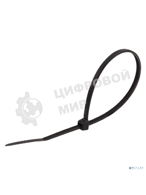 Стяжка кабельная нейлоновая Rexant 400x4,8 мм, черный (25 шт/уп)