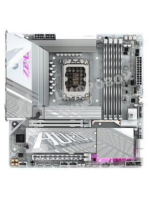 Материнская плата Gigabyte Z890M AORUS ELITE WIFI7 ICE, LGA 1851, Intel Z890, 4xDDR5, 4xSATA, 3xM.2, 1xPCIe 4.0 x4, 1xPCIe 5.0 x16, 1xDP, 1xUSB-C, 1x 2.5Gb LAN, 1xUSB-A 3.2 Gen 2, 4xUSB-A 3.2 Gen 1, 2x3.5 мм, TOSLINK, 7.1, 1xUSB4, mATX