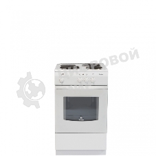 Плита электрическая De Luxe 5003.17Э белый, конфорок 3 электрических, духовка 46 л, 50 см x 85 см x 50 см