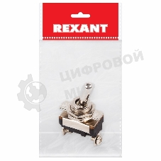 Тумблер Rexant 220V 10А (2c) ON-OFF однополюсныйMini (ASW-23) Индивидуальная упаковка 1 шт