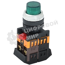 Кнопка ABLFP-22 зел. 1з+1р IEK BBT20-ABLFP-K06