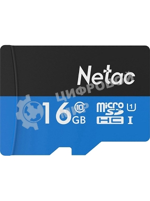 Флеш карта microSDHC 16Gb Netac P500 NT02P500STN-016G-S (без SD адаптера) 80Mb/s