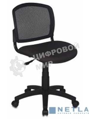 Кресло Бюрократ CH-296NX/15-21 черный, сетка, 120 кг, механизм качания