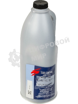 Тонер Static Control MPT9-1KG черный флакон 1000гр. для принтера HP LJ Pro PM401/P2055/P3005/P3015