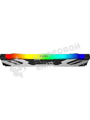 Оперативная память Kingston Fury Renegade, DDR5, 16Gb (1x16Gb), 7200MHz, CL38, DIMM, радиатор, RGB, черный