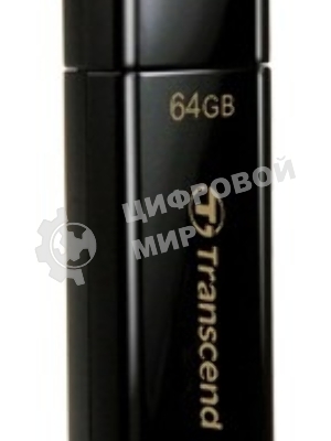 Флешка USB Transcend JetFlash 350 (TS64GJF350), 64Gb, USB 2.0, R/W 15/7, черный