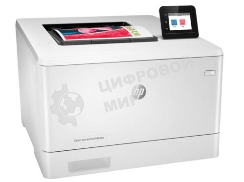 Принтер лазерный HP Color LaserJet Pro M454dw (W1Y45A#B19), А4, цветной, печ. до 27 стр/мин., 600 x 600 dpi, USB, RJ-45, Wi-Fi, BlueTooth, Air Print, Mopria