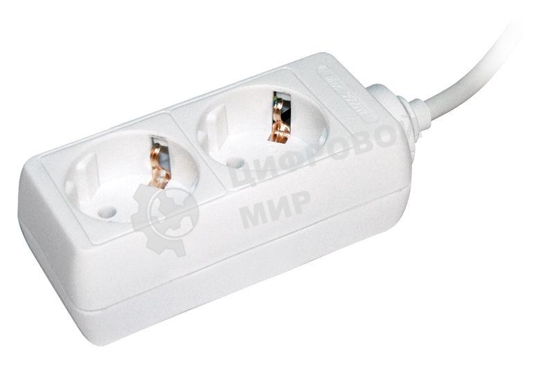 Удлинитель 2х3 м с заземл. 16А IP20 У02 2P+PE IEK WYP10-16-02-03-Z-N