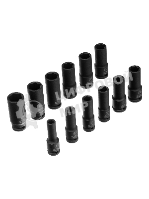 Набор ударных глубоких шестигранных торцевых головок Stels 1/2