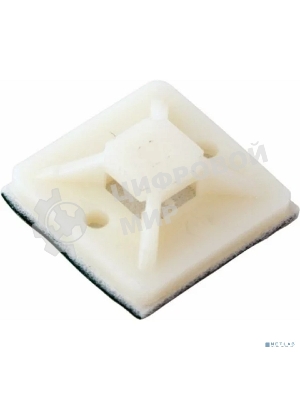 Площадка самоклеящаяся Rexant 20х20 мм белый (уп.10 шт)