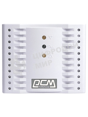 Стабилизатор напряжения Powercom TCA-1200 600Вт 1200ВА белый