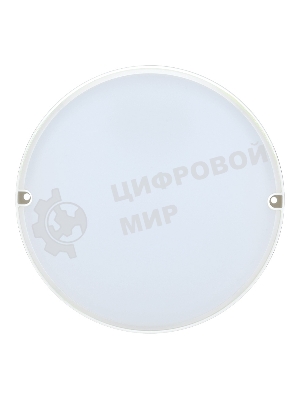 Светильник IEK LED ДПО 2014Д 12Вт IP54 6500К деж круг с АД