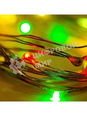 Гирлянда Neon-night Роса с трансформатором 20 м, 200 LED, цвет свечения мультиколор