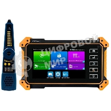 Универсальный монитор-тестер Tezter TIP-H-T-5 AHD/CVI/TVI/CVBS и IP-видеосистем (Базовая модель + детектор кабельной трассы)