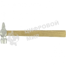 Молоток Россия слесарный,200 г,круглый боек,деревянная ручка 10238