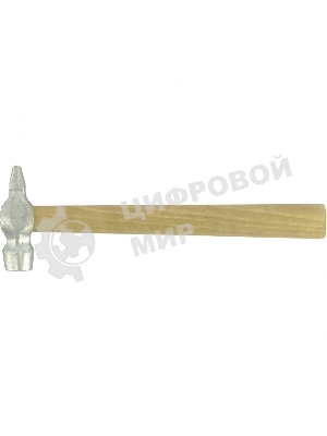 Молоток Россия слесарный,200 г,круглый боек,деревянная ручка 10238