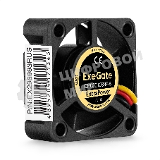 Вентилятор для корпуса ExeGate ExtraPower EP03010S3P-5 черный, 30 мм, 12000 об/мин, 33 дБ, 3 pin