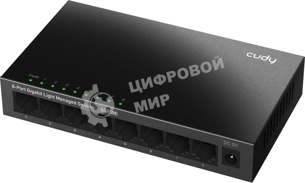 Коммутатор Cudy GS108E (L2+) 8x1 Гбит/с настраиваемый