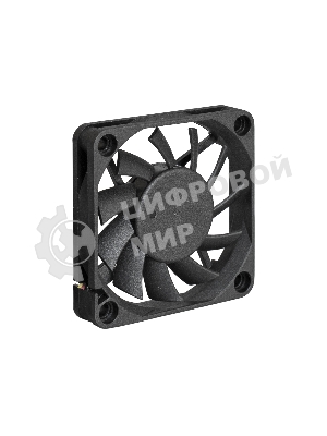 Вентилятор для корпуса ExeGate ExtraSilent ES06010S3P черный, 60 мм, 2000 об/мин, 16 дБ, 3 pin