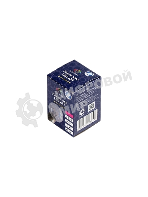 Лампа шар Neon-night e27 6 LED Ø45мм - розовая, прозрачная колба, эффект лампы накаливания