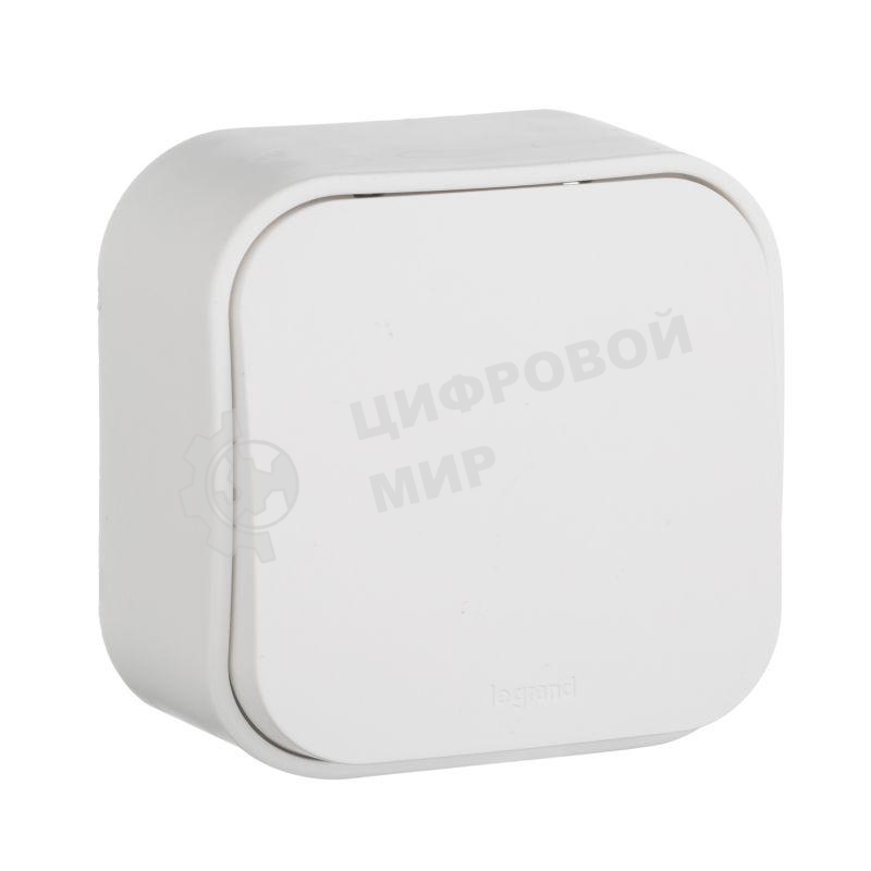 Переключатель 10A одноклавишный (белый) Legrand 782204