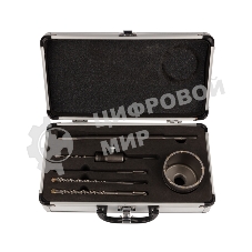 Набор для установки подрозетников Kranz SDS PLUS, 5 предметов