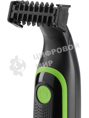 Машинка для стрижки Polaris PHC 0303RB черный/лайм 240Вт