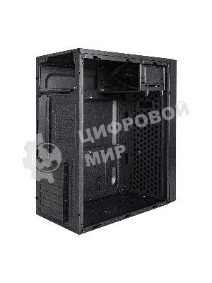 Компьютерный корпус Miditower ExeGate AA-440U-AA400 (ATX, AA400 8 см, 2*USB+1*USB 3.0, аудио, черный)