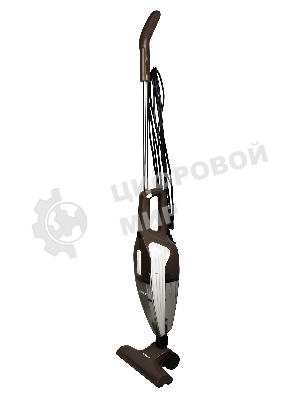 Пылесос вертикальный/ручной Starwind SCH1260 коричневый/белый, питание от сети, 120 Вт, уборка сухая, пылесборник 1.2 л